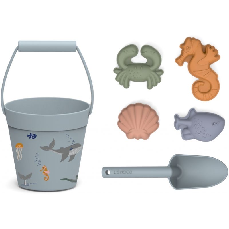 LIEWOOD - Dante Sandset Sea Creature Sea Blue Mix
