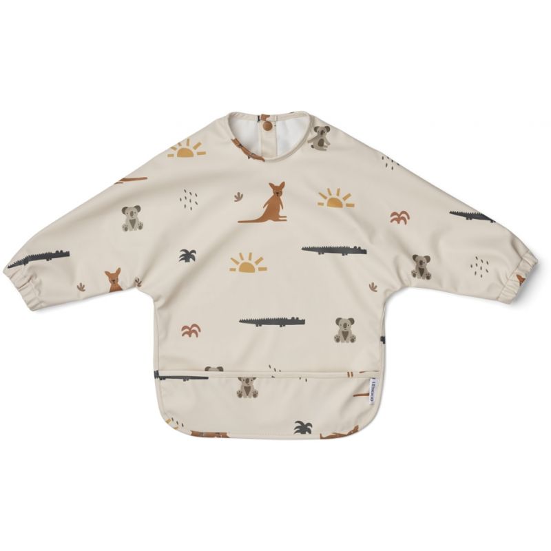 LIEWOOD - Merle Lätzchen Langarm Australien - Sea Shell