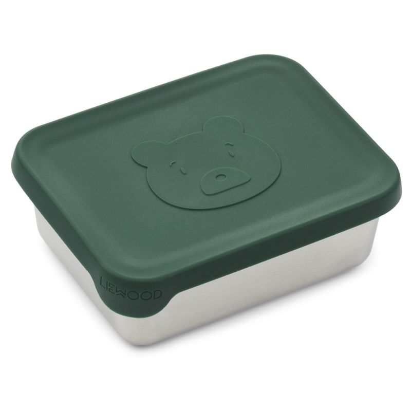 LIEWOOD - Ako Lunchbox Mr Bear Garden Green