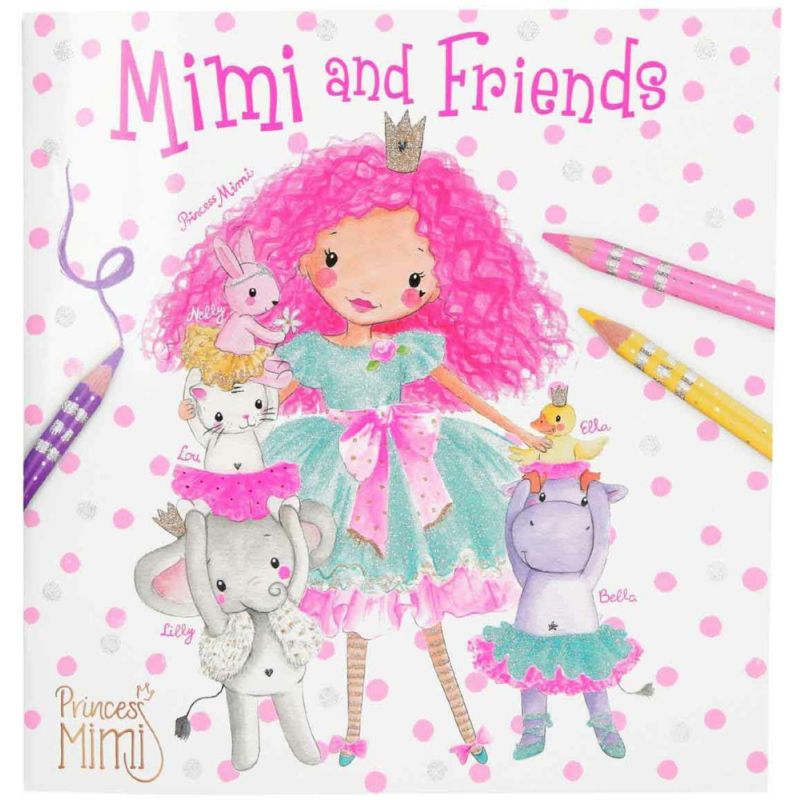 Depesche - Princess Mimi and Friends Malbuch