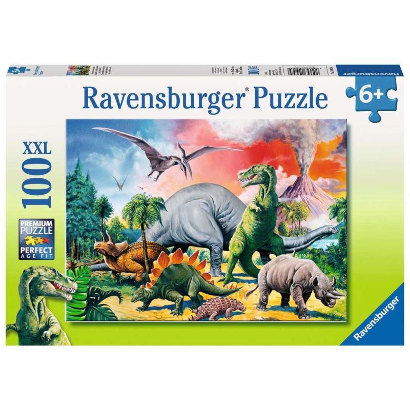 Ravensburger - Kinderpuzzle Unter Dinosauriern 100p