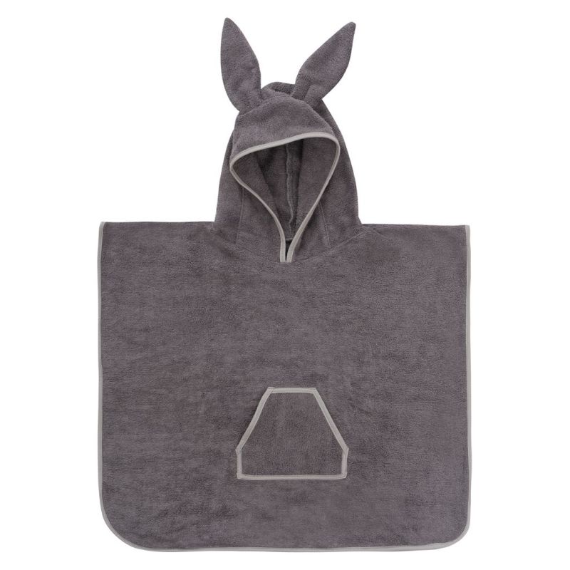 Samiboo - Bambus Badeponcho Bunny grau