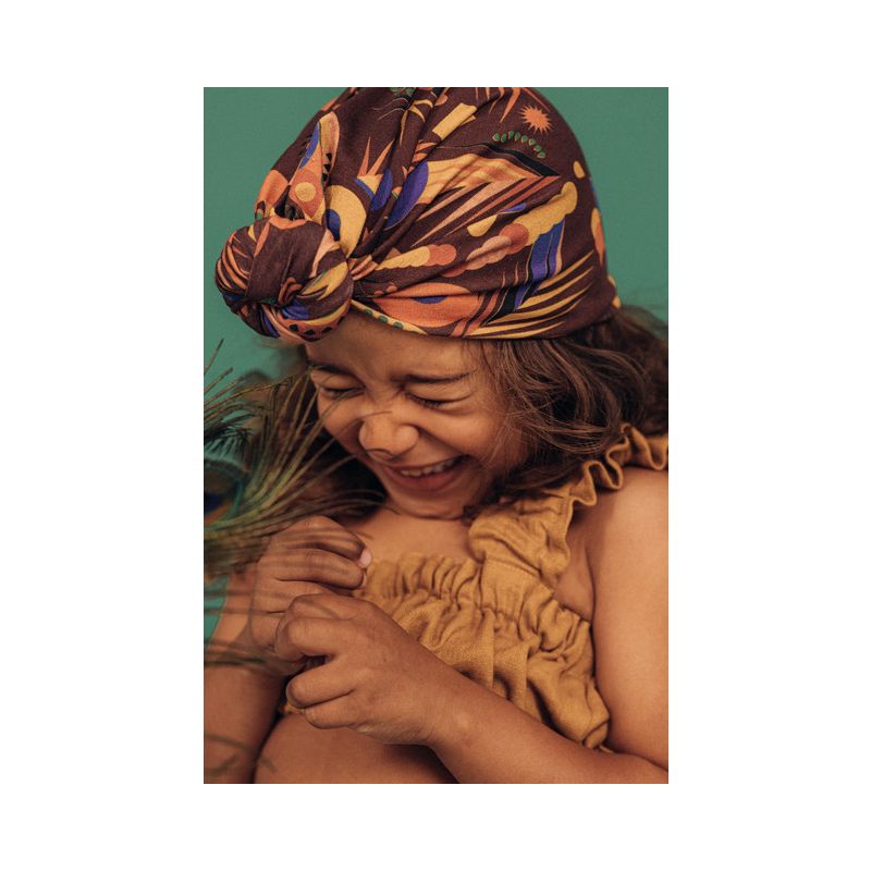 Looks by Luks -  Turban Organic African Clush runder Bun