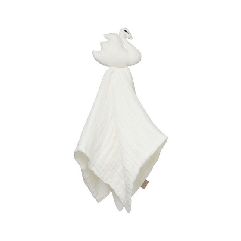 Cam Cam Copenhagen Kuschel- Muslin Schwan off white