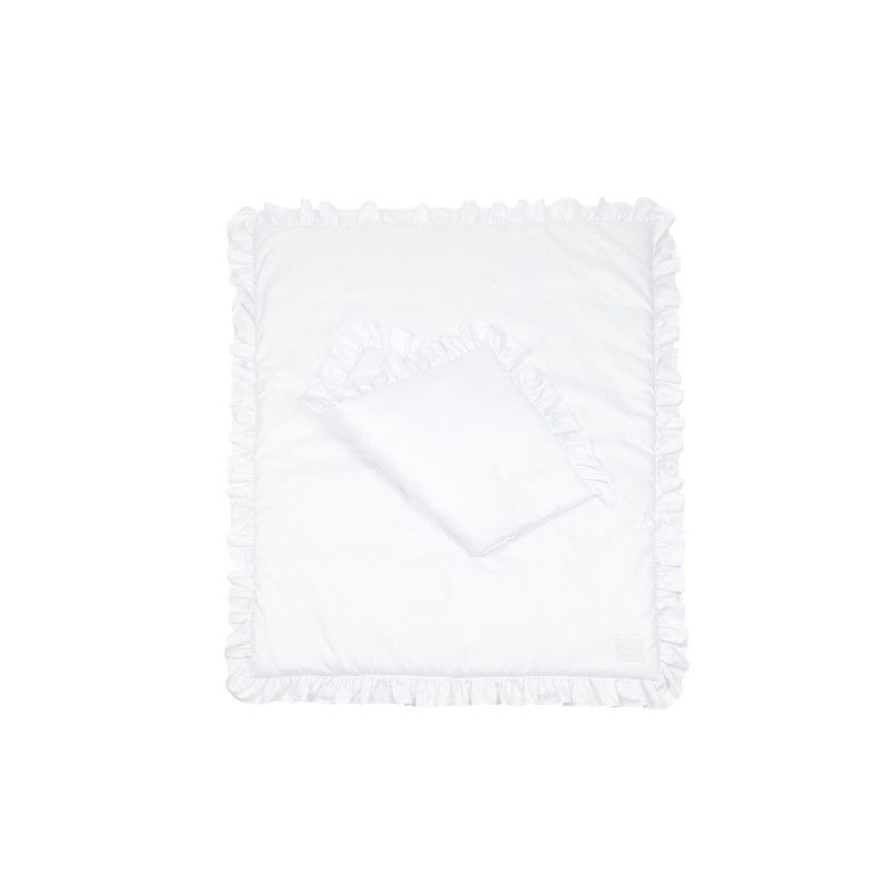 Cotton & Sweets - Bettwäsche Simply Glamour weiss gefüttert 80 x 100cm