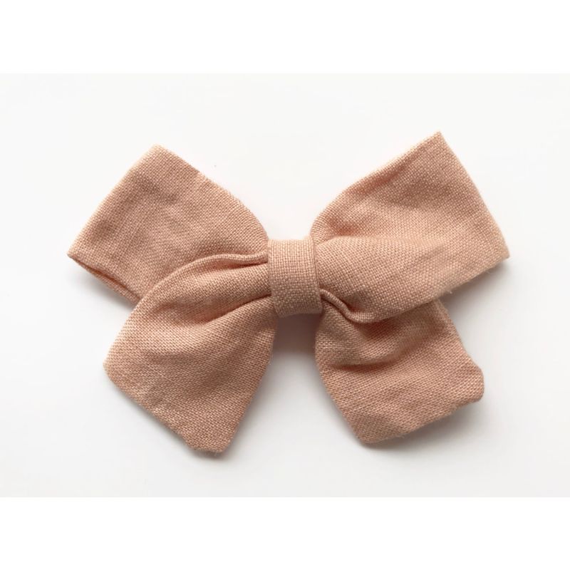 Forever Autumn - Leinen Haarclip Blush