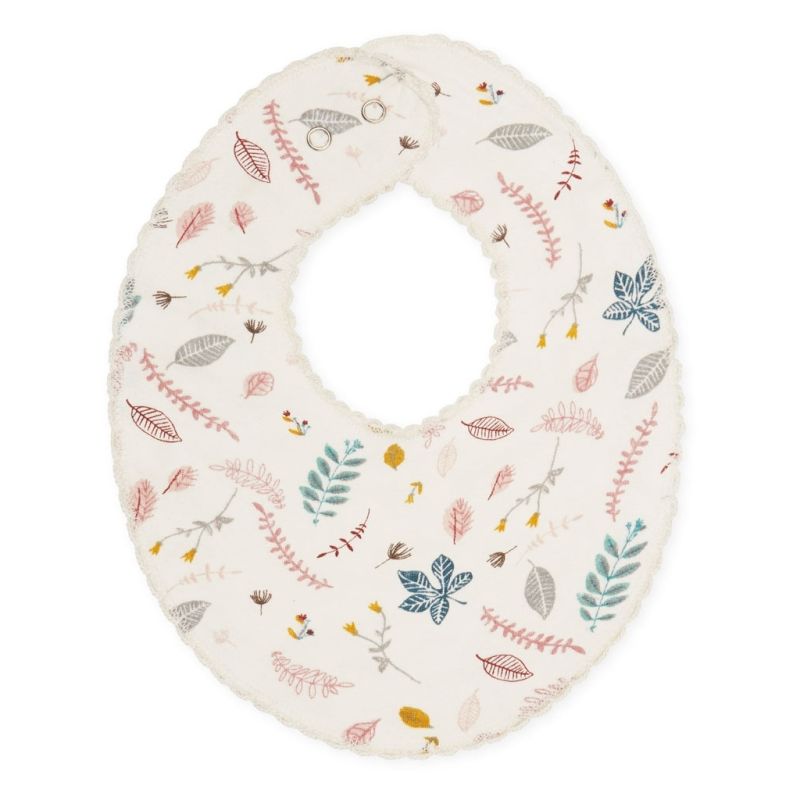 Cam Cam Copenhagen - Jersey Lätzchen Pressed Leaves rose