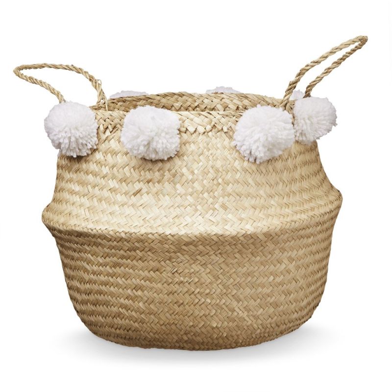 Cam Cam Copenhagen -  Belly Basket Flechtkorb White