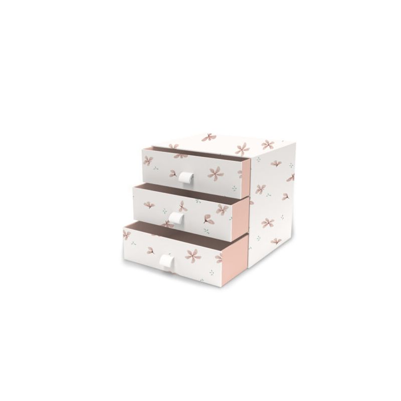 Cam Cam Copenhagen - Schubladenbox Minidresser Windflower Creme