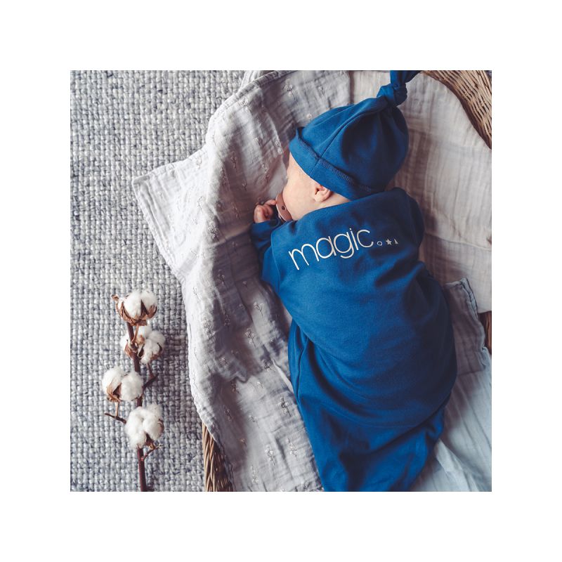 Snap The Moment - Dream Bag Strampel Body & Beanie Blue "Magic"