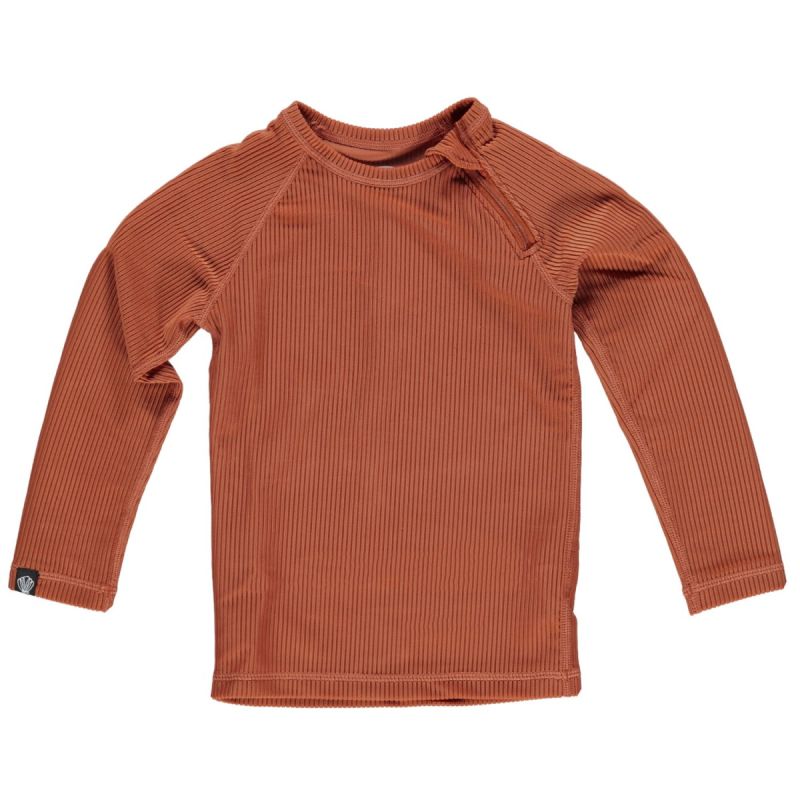 Beach & Bandits - UV Badeshirt Ribbed Earth