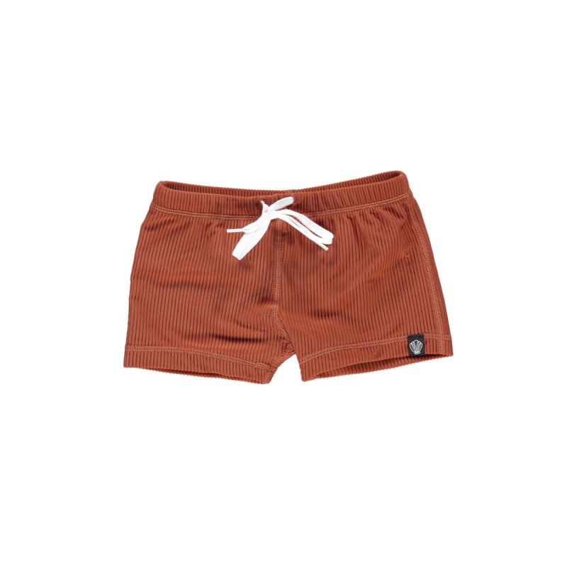 Beach & Bandits - UV Badeshorts Ribbed Earth