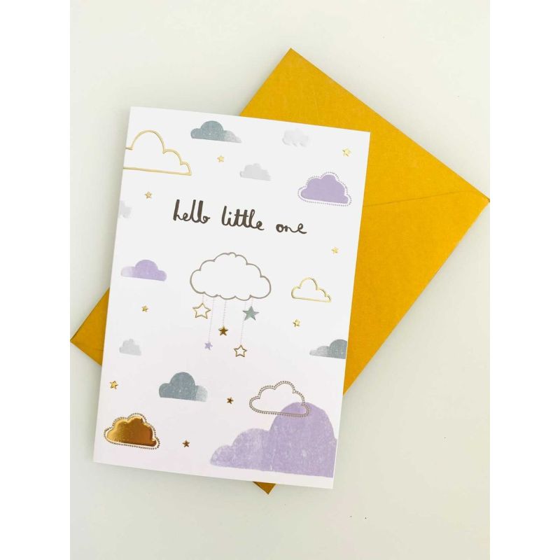 Grusskarte zur Geburt: Hello little One