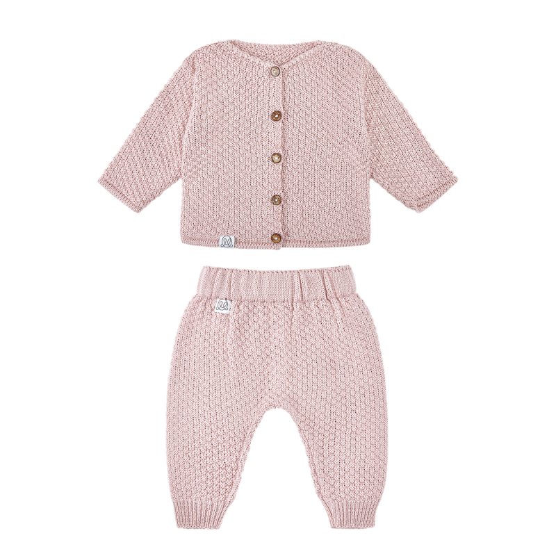 Maylily - Kleiderset Bambus- Strick Dusty Pink