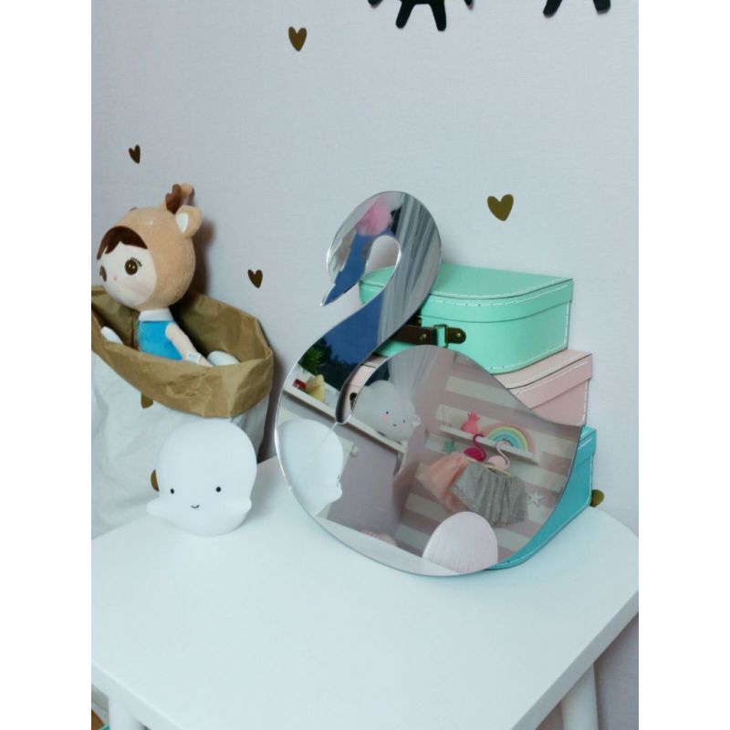 Melootka - Spiegel Schwan