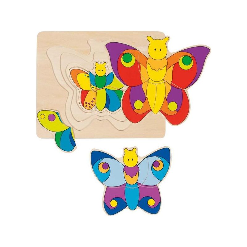 goki - 4 Schichten Puzzle - Schmetterling