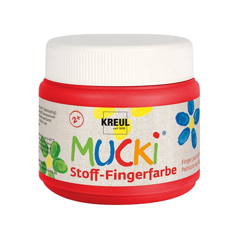 KREUL - MUCKI Fingerfarbe Rot 150 ml