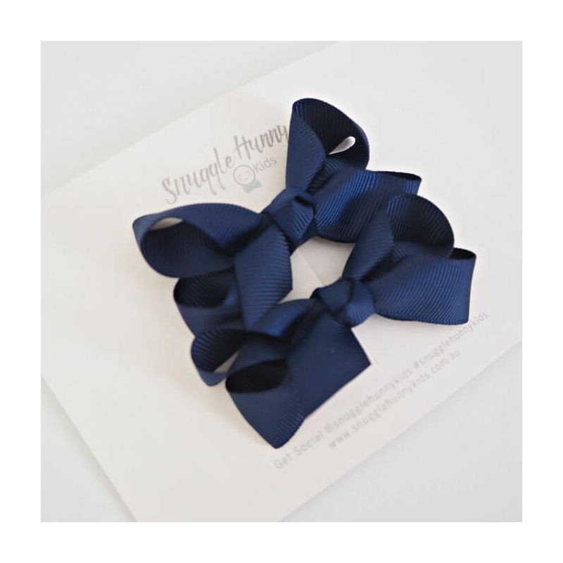 Snuggle Hunny - 2er Set Haarclip Navy Blue
