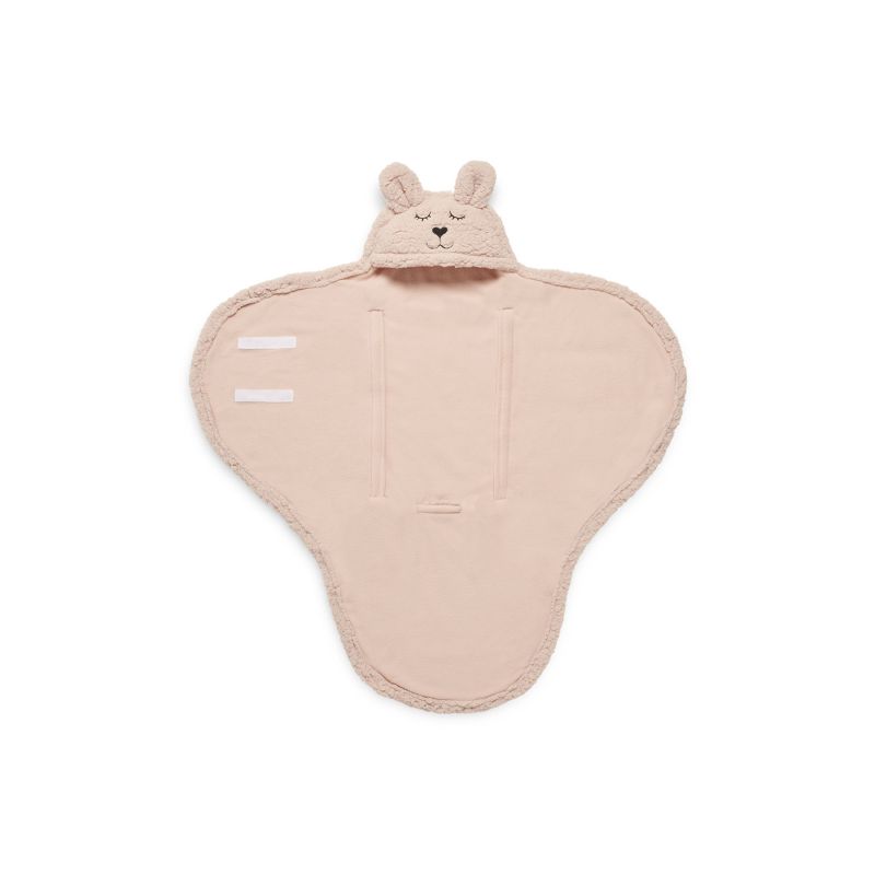 Jollein - Kuschelwrap Plüsch Bunny Pale Pink