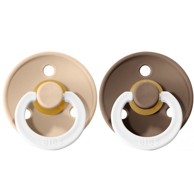 BIBS - Nachtleuchtend Dark Oak / Vanilla Glow Gr. 1