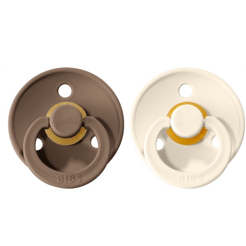 BIBS - Ivory / Dark Oak Gr. 2