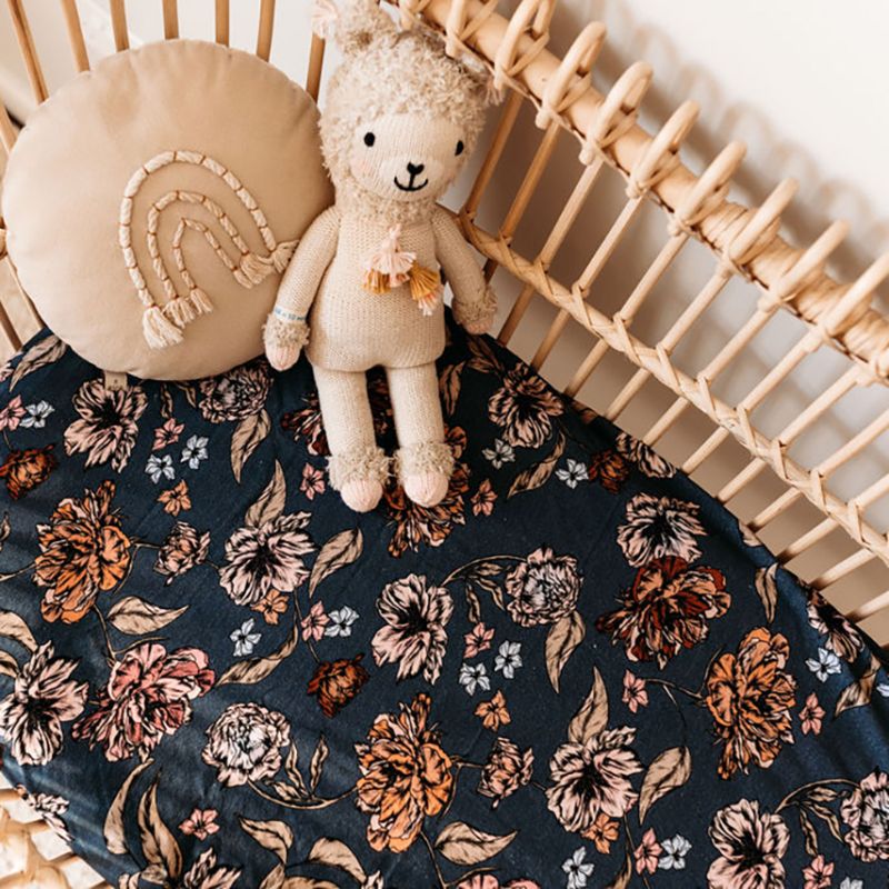 Snuggle Hunny - Spannbezug für Wiege, Kinderwagen & Wickelmatte Belle