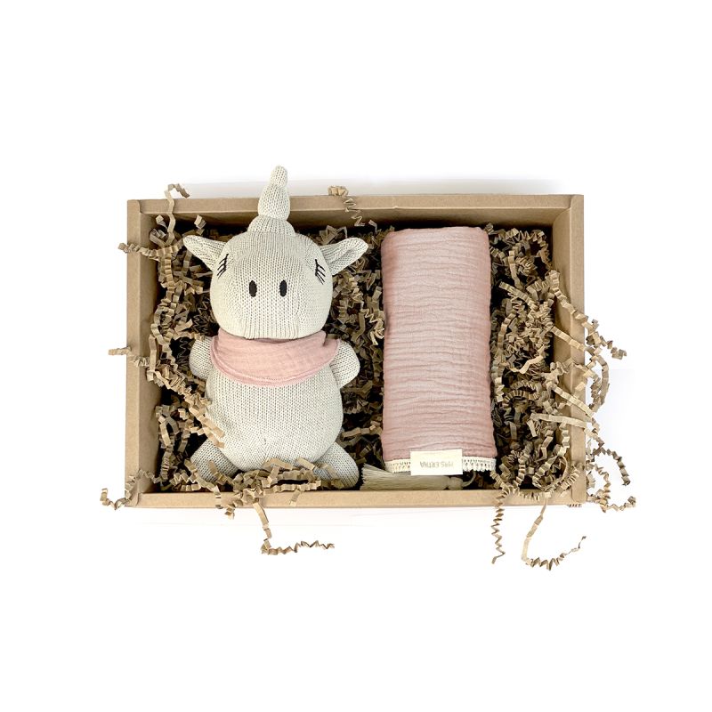 Mrs Ertha - Geschenkbox Unicorno Pearl & Rosa