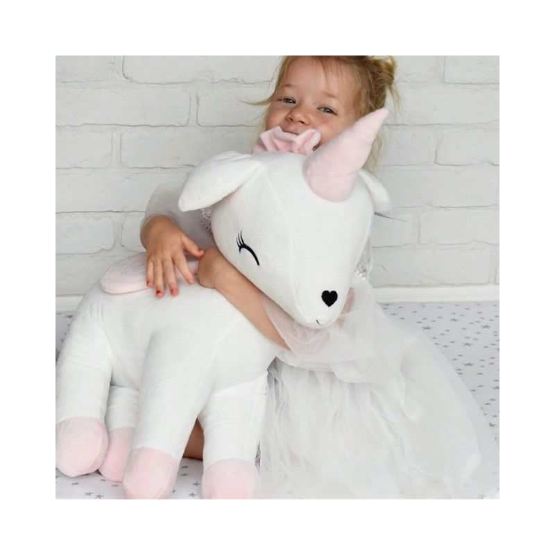 Melootka - Plüsch Einhorn XL weiss