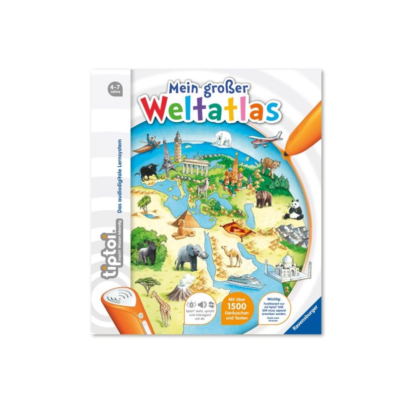 Ravensburger tiptoi® - Mein großer Weltatlas