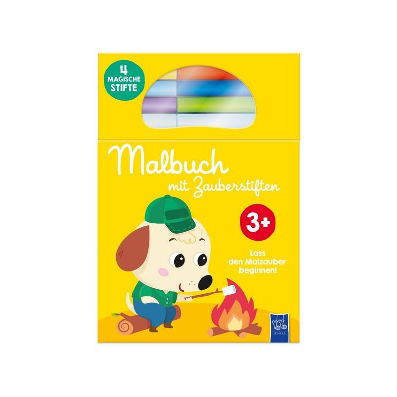 YoYo Books - Malbuch mit Zauberstiften (Hund)