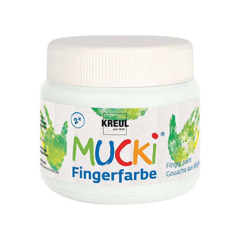 KREUL - MUCKI Fingerfarbe Weiss, 150 ml