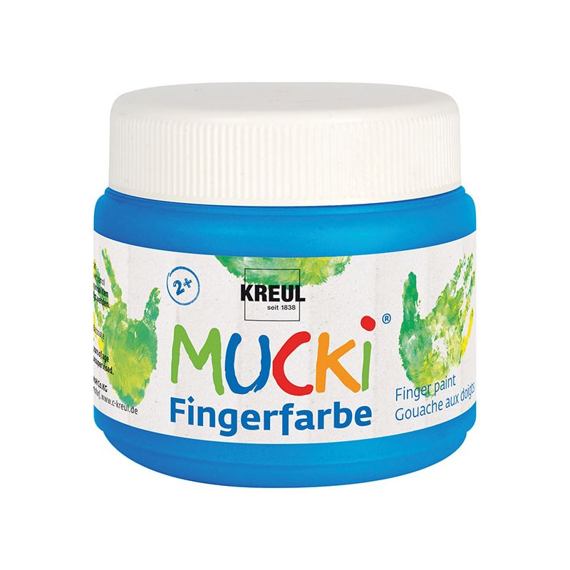 KREUL - MUCKI Fingerfarbe Blau, 150 ml