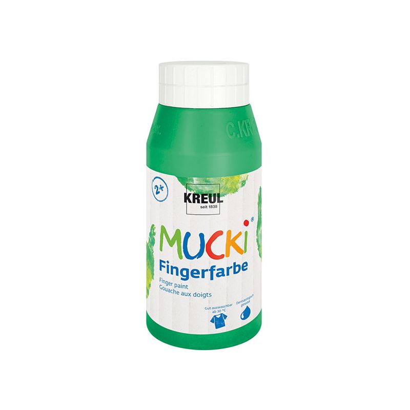 KREUL - MUCKI Fingerfarbe grün, 750 ml