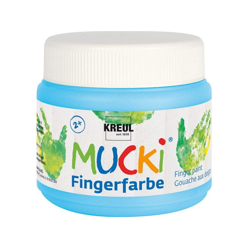 KREUL - MUCKI Fingerfarbe hellblau, 150 ml