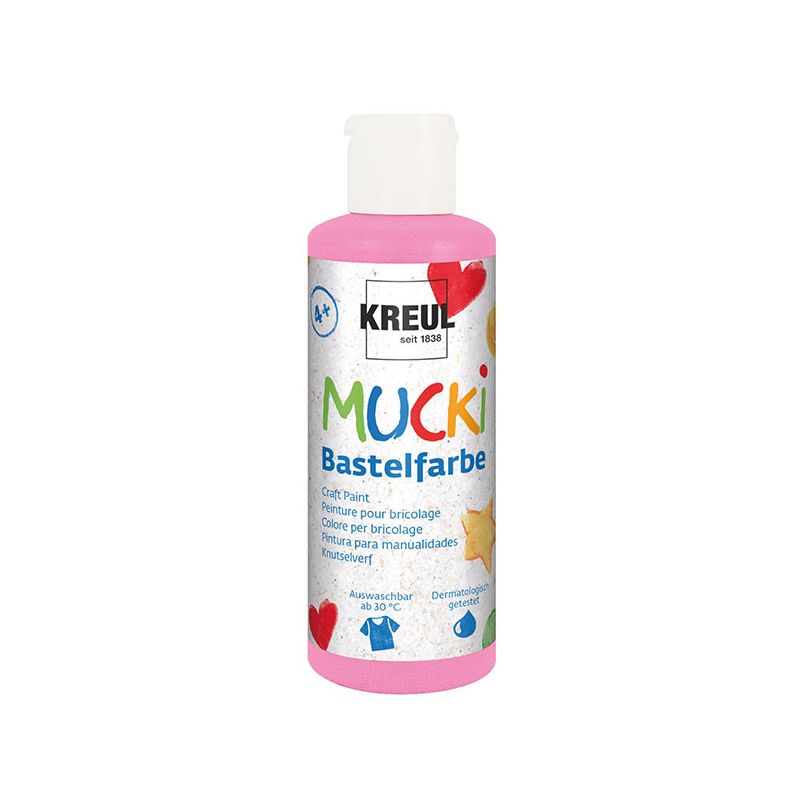 KREUL - MUCKI Bastelfarbe Rosa 80ml