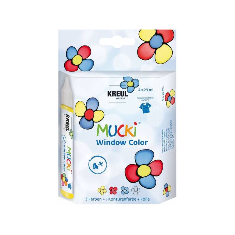 KREUL - MUCKI Window Color 4er Set