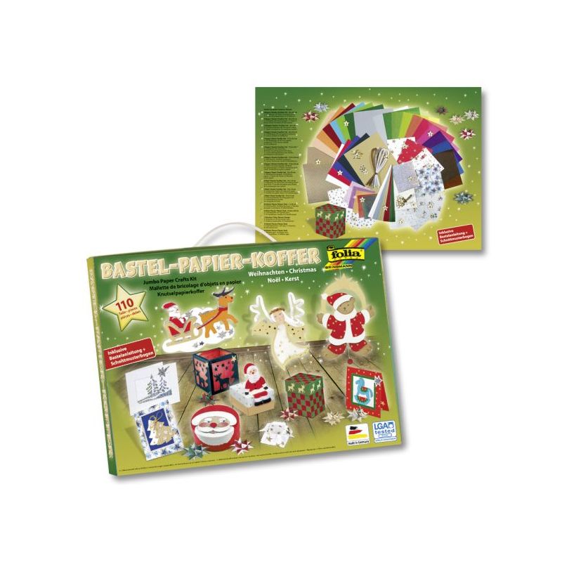 Folia - Bastelpapierkoffer 110-teilig