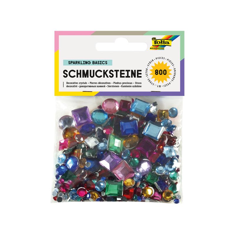 Folia - Schmucksteine 800 Stück
