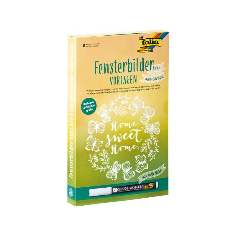 Folia - Fensterbilder-Vorlage "Warme Jahreszeit"