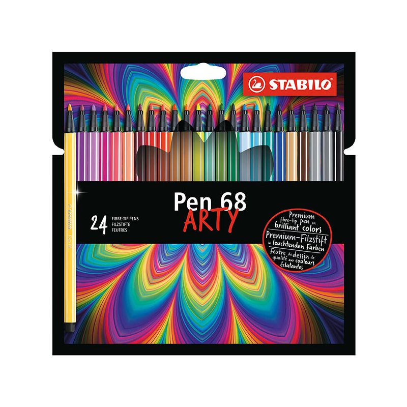 STABILO - Pen 68 - Fasermaler Arty 24er Etui
