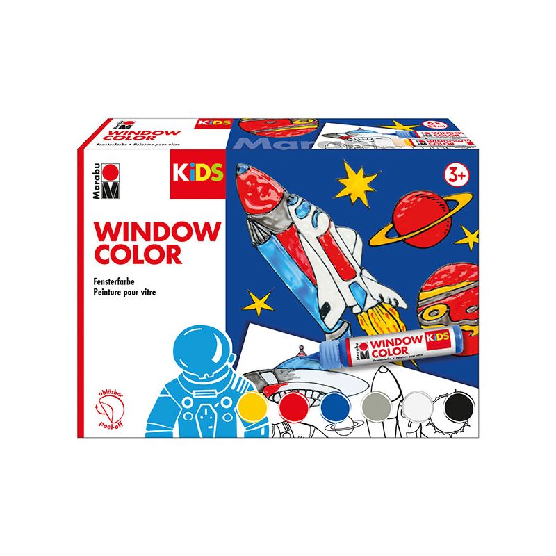 Marabu - KiDS Window Color Set „Weltall“