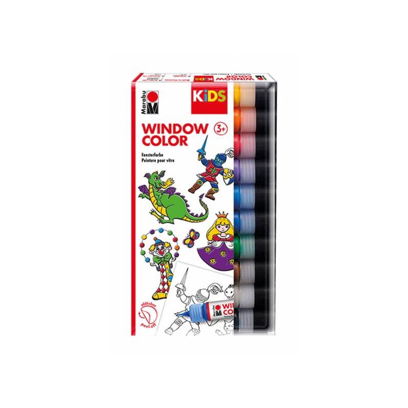 Marabu - KiDS Window Color 10er-Sortierung