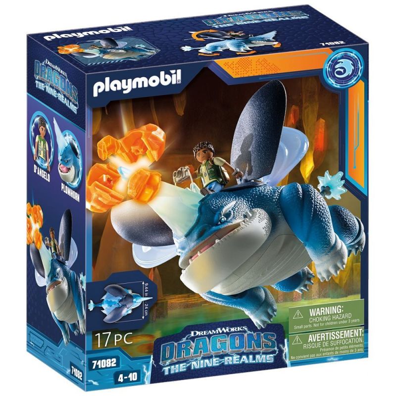 PLAYMOBIL® 71082 - Dragons: The Nine Realms - Plowhorn & D'Angelo