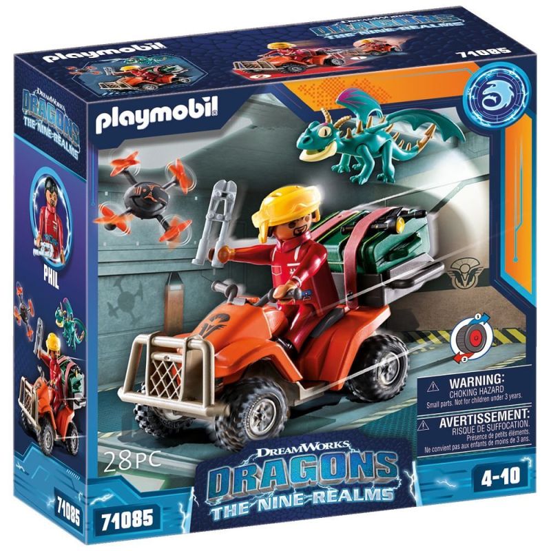 PLAYMOBIL® 71085 - Dragons: The Nine Realms - Icaris Quad & Phil