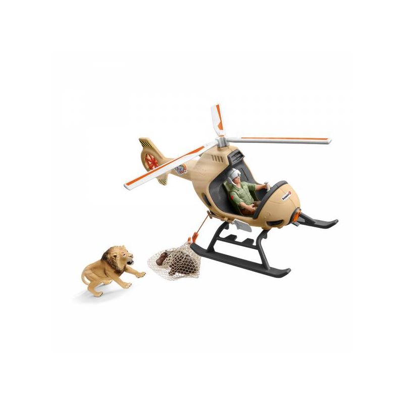 Schleich 42476 Wild Life - Helikopter Tierrettung