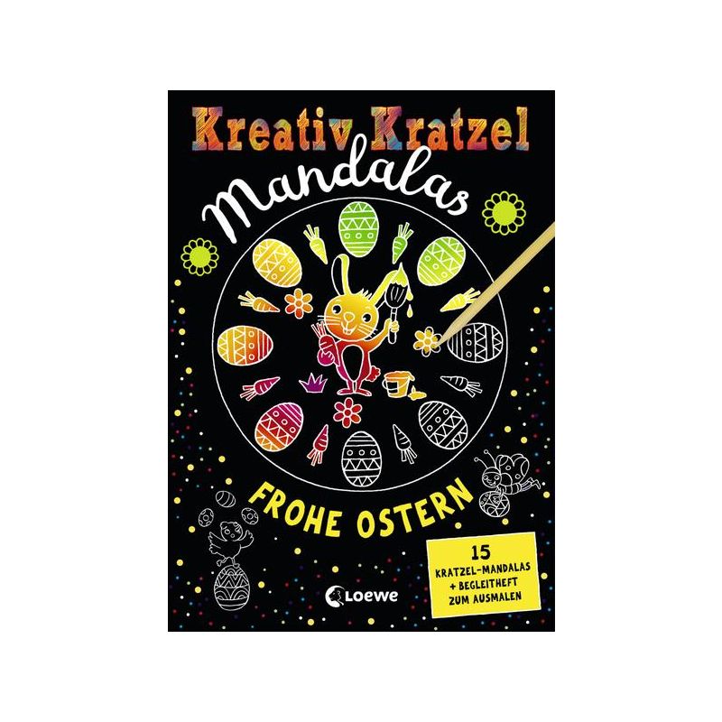 Loewe Verlag - Kreativ-Kratzel Mandalas - Frohe Ostern