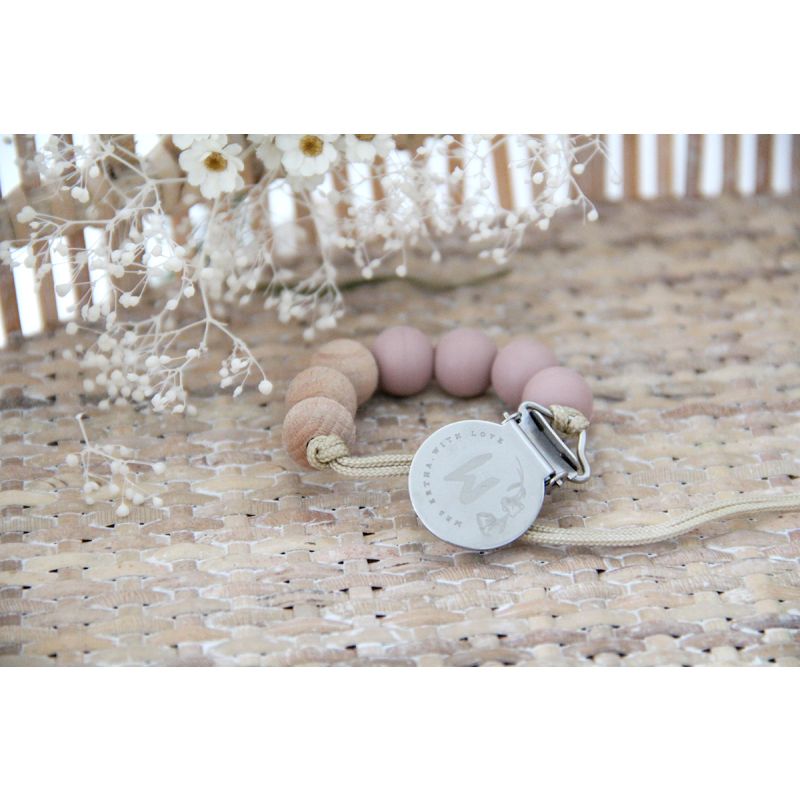 Mrs Ertha - Schnuller Clip Blush