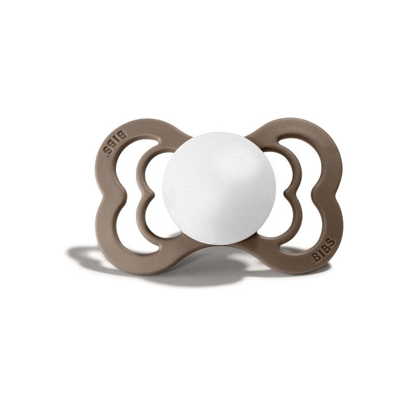 BIBS - SUPREME Latex Dark Oak- White Gr. 2