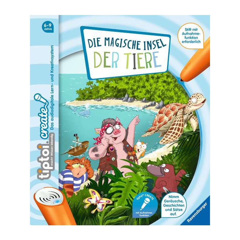 Ravensburger tiptoi® - CREATE Die magische Insel der Tiere (ohne Stift)