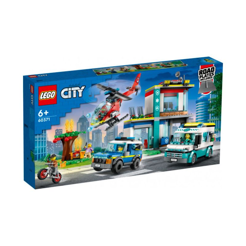 LEGO® City 60371 - Hauptquartier der Rettungsfahrzeuge
